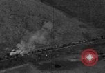 Image of P-47 gun camera footage strafing train World War 2 European Theater, 1945, second 11 stock footage video 65675045656