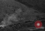 Image of P-47 gun camera footage strafing train World War 2 European Theater, 1945, second 12 stock footage video 65675045656