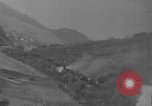 Image of P-47 gun camera footage strafing train World War 2 European Theater, 1945, second 36 stock footage video 65675045656