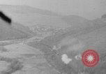 Image of P-47 gun camera footage strafing train World War 2 European Theater, 1945, second 45 stock footage video 65675045656