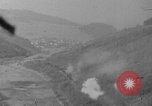 Image of P-47 gun camera footage strafing train World War 2 European Theater, 1945, second 47 stock footage video 65675045656