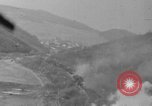 Image of P-47 gun camera footage strafing train World War 2 European Theater, 1945, second 50 stock footage video 65675045656