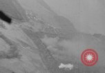 Image of P-47 gun camera footage strafing train World War 2 European Theater, 1945, second 55 stock footage video 65675045656