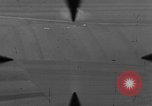 Image of P-47 of U.S. 404th squadron strafing European Theater, 1945, second 12 stock footage video 65675045658
