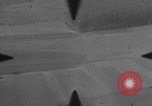 Image of P-47 of U.S. 404th squadron strafing European Theater, 1945, second 32 stock footage video 65675045658