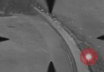 Image of P-47 of U.S. 404th squadron strafing European Theater, 1945, second 57 stock footage video 65675045658