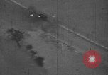 Image of gun camera footage P-47 snowy terrain European Theater, 1945, second 15 stock footage video 65675045662