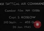 Image of U.S. P-47 strafing power supply World War 2 European Theater, 1945, second 1 stock footage video 65675045663