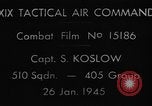 Image of U.S. P-47 strafing power supply World War 2 European Theater, 1945, second 3 stock footage video 65675045663