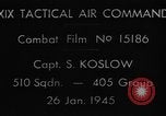 Image of U.S. P-47 strafing power supply World War 2 European Theater, 1945, second 5 stock footage video 65675045663