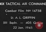 Standbild strafing europäische Theater, 1945, aus Sekunde 7 historischem Filmmaterial Videoclip 65675045665