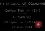 Standbild strafing europäische Theater, 1944, aus Sekunde 1 historischem Filmmaterial Videoclip 65675045670