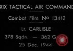 Standbild strafing europäische Theater, 1944, aus Sekunde 6 historischem Filmmaterial Videoclip 65675045670