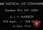 Standbild strafing europäische Theater, 1944, aus Sekunde 3 historischem Filmmaterial Videoclip 65675045671