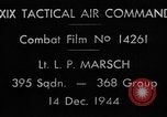 Standbild strafing europäische Theater, 1944, aus Sekunde 4 historischem Filmmaterial Videoclip 65675045671