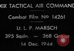 Standbild strafing europäische Theater, 1944, aus Sekunde 6 historischem Filmmaterial Videoclip 65675045671