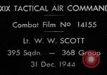 Standbild strafing europäische Theater, 1944, aus Sekunde 4 historischem Filmmaterial Videoclip 65675045673
