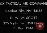 Standbild strafing europäische Theater, 1944, aus Sekunde 5 historischem Filmmaterial Videoclip 65675045673