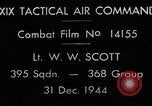 Standbild strafing europäische Theater, 1944, aus Sekunde 6 historischem Filmmaterial Videoclip 65675045673