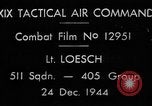 Standbild strafing europäische Theater, 1944, aus Sekunde 6 historischem Filmmaterial Videoclip 65675045675
