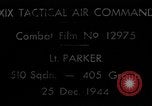 Standbild strafing europäische Theater, 1944, aus Sekunde 1 historischem Filmmaterial Videoclip 65675045676