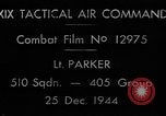 Standbild strafing europäische Theater, 1944, aus Sekunde 3 historischem Filmmaterial Videoclip 65675045676