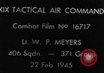 Standbild strafing europäische Theater, 1945, aus Sekunde 3 historischem Filmmaterial Videoclip 65675045681