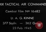 Standbild strafing europäische Theater, 1945, aus Sekunde 3 historischem Filmmaterial Videoclip 65675045682
