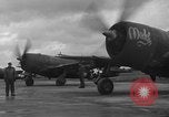Immagine di P-47s del USAAF 365Fighter Group Chievres Belgio, 1944, secondo 12 filmato di repertorio 65675045685