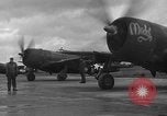 Immagine di P-47s del USAAF 365Fighter Group Chievres Belgio, 1944, secondo 14 filmato di repertorio 65675045685