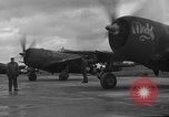 Immagine di P-47s del USAAF 365Fighter Group Chievres Belgio, 1944, secondo 15 filmato di repertorio 65675045685