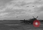 Immagine di P-47s del USAAF 365Fighter Group Chievres Belgio, 1944, secondo 23 filmato di repertorio 65675045685