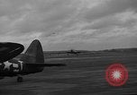 Immagine di P-47s del USAAF 365Fighter Group Chievres Belgio, 1944, secondo 38 filmato di repertorio 65675045685