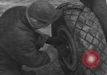 Image of Mechanics performing maintenance on P-47s Chievres Belgium, 1944, second 23 stock footage video 65675045686