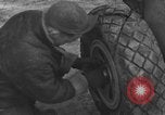 Image of Mechanics performing maintenance on P-47s Chievres Belgium, 1944, second 24 stock footage video 65675045686