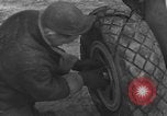 Image of Mechanics performing maintenance on P-47s Chievres Belgium, 1944, second 25 stock footage video 65675045686