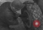 Image of Mechanics performing maintenance on P-47s Chievres Belgium, 1944, second 26 stock footage video 65675045686