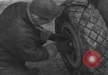 Image of Mechanics performing maintenance on P-47s Chievres Belgium, 1944, second 27 stock footage video 65675045686