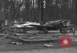 Image of Mechanics performing maintenance on P-47s Chievres Belgium, 1944, second 40 stock footage video 65675045686