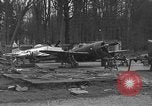 Image of Mechanics performing maintenance on P-47s Chievres Belgium, 1944, second 42 stock footage video 65675045686