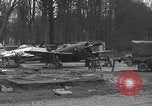 Image of Mechanics performing maintenance on P-47s Chievres Belgium, 1944, second 43 stock footage video 65675045686