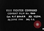 Image of ME-109 European Theater, 1944, second 15 stock footage video 65675045693