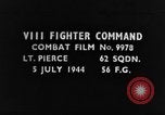 Image of FW-190 European Theater, 1944, second 1 stock footage video 65675045696