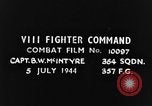 Image of FW-190 European Theater, 1944, second 3 stock footage video 65675045698