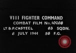 Image of FW-190 European Theater, 1944, second 1 stock footage video 65675045700