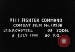 Image of FW-190 European Theater, 1944, second 3 stock footage video 65675045700
