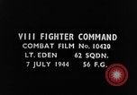 Image of Junkers 52 hit by Lt. Eden European Theater, 1944, second 3 stock footage video 65675045702