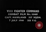 Standbild Messerschmitts-210 europäische Theater, 1944, aus Sekunde 4 historischem Filmmaterial Videoclip 65675045704