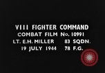 Standbild strafing europäische Theater, 1944, aus Sekunde 1 historischem Filmmaterial Videoclip 65675045707