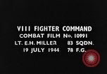 Standbild strafing europäische Theater, 1944, aus Sekunde 3 historischem Filmmaterial Videoclip 65675045707